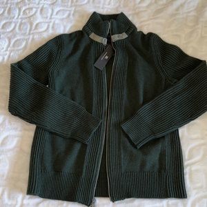 Banana Republic Monogram series zip up sweater, M